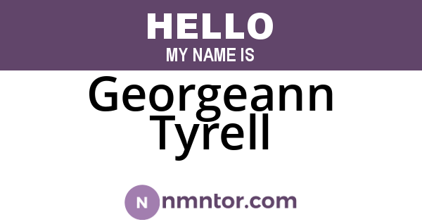 Georgeann Tyrell