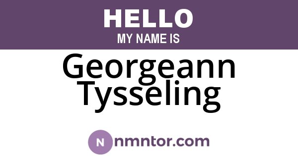 Georgeann Tysseling