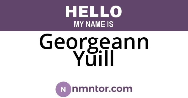 Georgeann Yuill