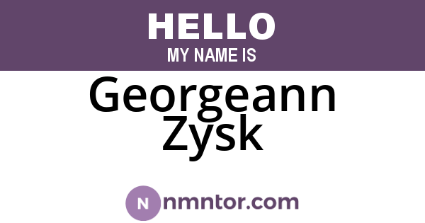 Georgeann Zysk