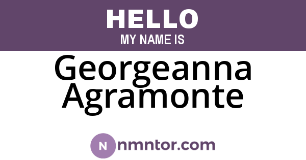 Georgeanna Agramonte
