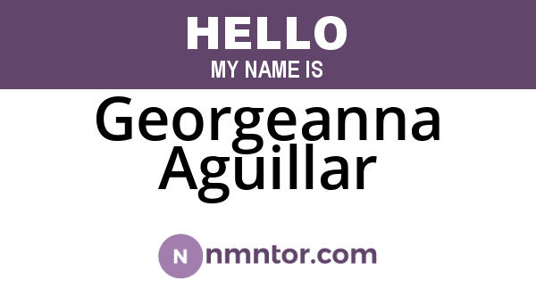 Georgeanna Aguillar