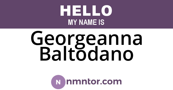 Georgeanna Baltodano