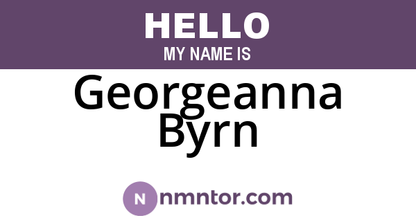Georgeanna Byrn