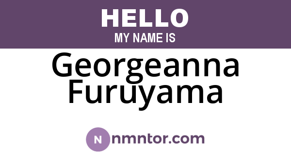 Georgeanna Furuyama