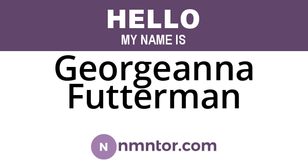 Georgeanna Futterman