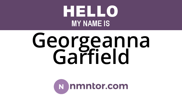 Georgeanna Garfield