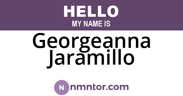 Georgeanna Jaramillo
