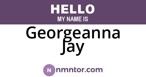 Georgeanna Jay