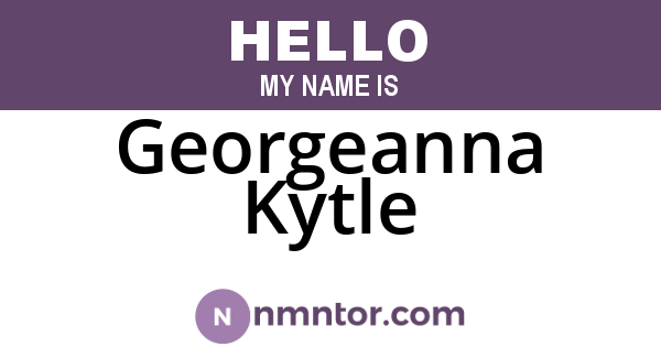 Georgeanna Kytle