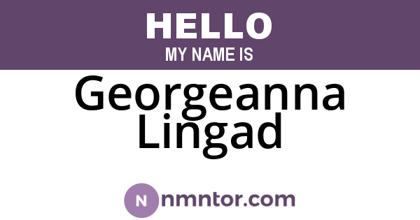 Georgeanna Lingad