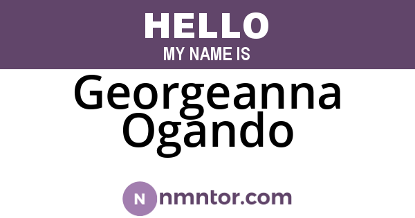 Georgeanna Ogando