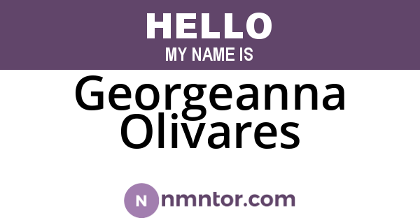 Georgeanna Olivares