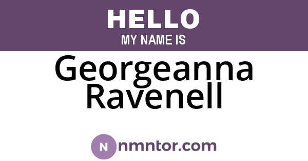 Georgeanna Ravenell