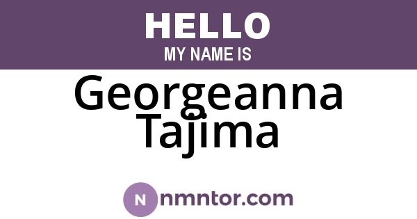 Georgeanna Tajima