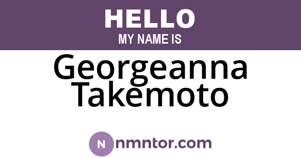 Georgeanna Takemoto