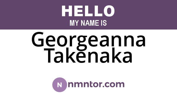 Georgeanna Takenaka