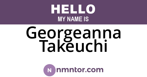Georgeanna Takeuchi