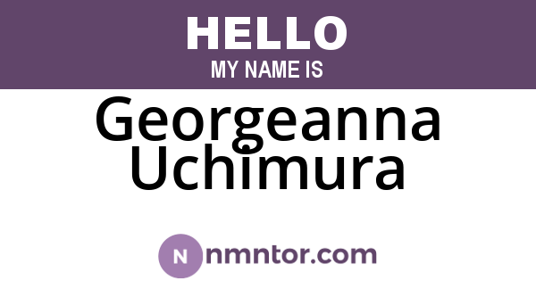 Georgeanna Uchimura
