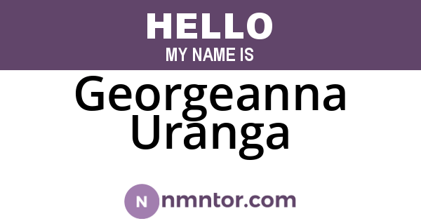 Georgeanna Uranga