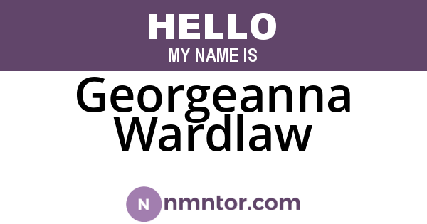 Georgeanna Wardlaw