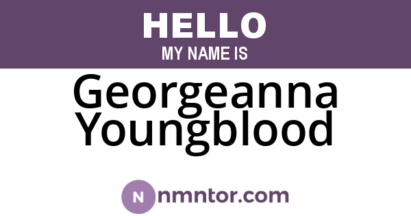 Georgeanna Youngblood