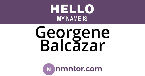 Georgene Balcazar