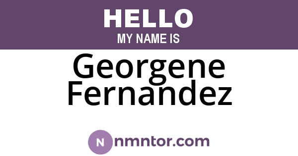 Georgene Fernandez