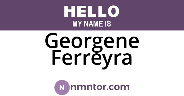 Georgene Ferreyra