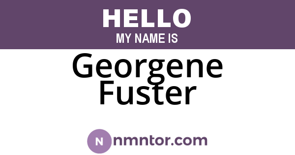 Georgene Fuster