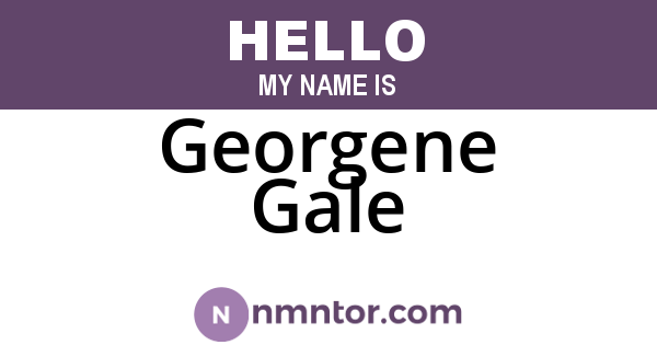 Georgene Gale