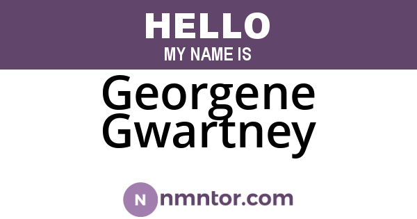 Georgene Gwartney