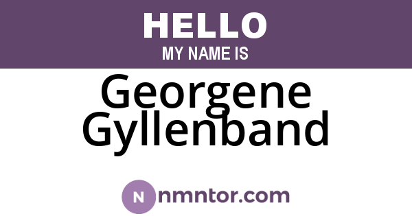 Georgene Gyllenband