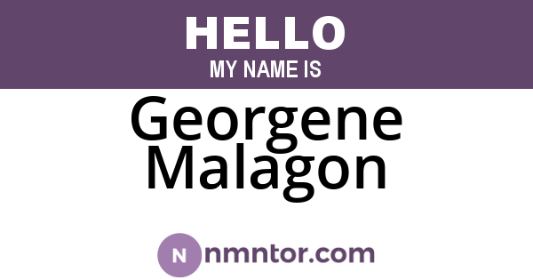Georgene Malagon