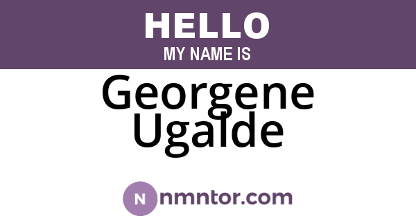 Georgene Ugalde
