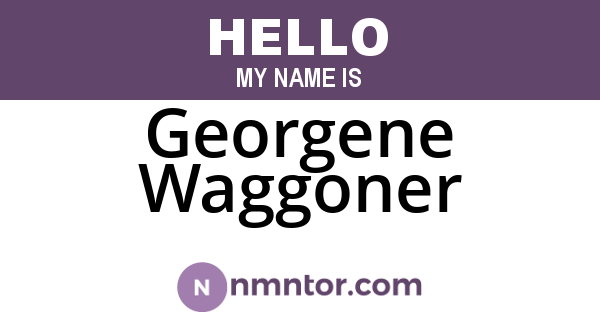 Georgene Waggoner