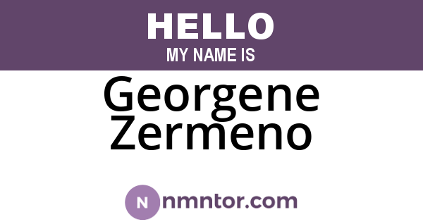 Georgene Zermeno
