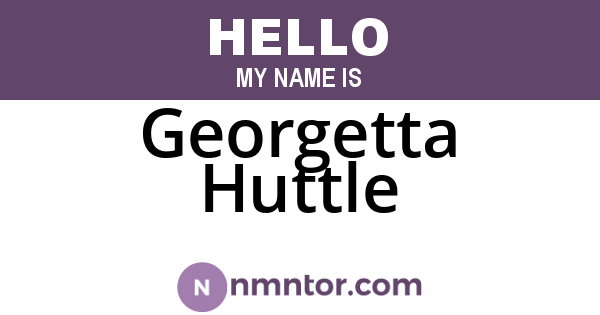 Georgetta Huttle