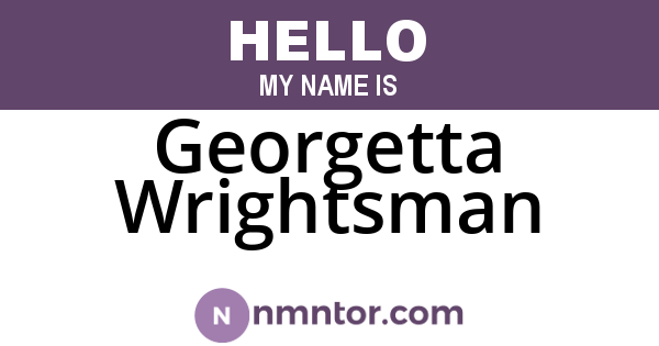 Georgetta Wrightsman
