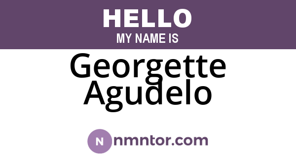 Georgette Agudelo