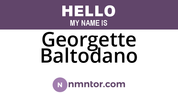 Georgette Baltodano
