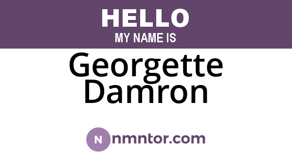 Georgette Damron