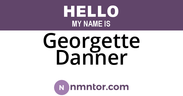 Georgette Danner