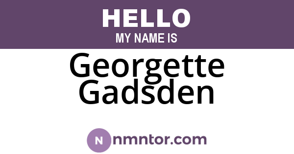 Georgette Gadsden