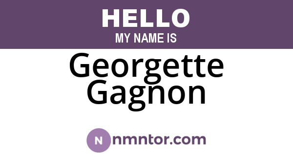 Georgette Gagnon