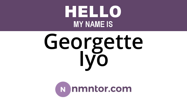 Georgette Iyo