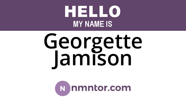Georgette Jamison