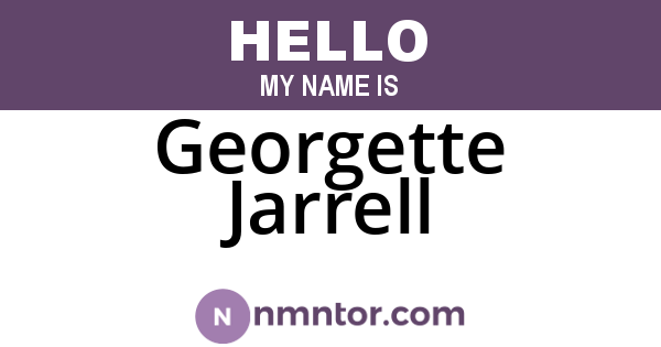 Georgette Jarrell