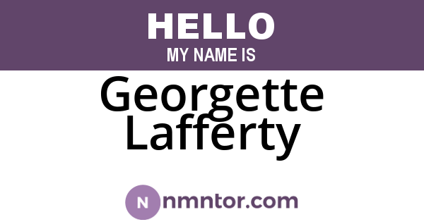 Georgette Lafferty