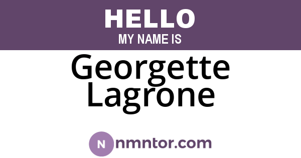 Georgette Lagrone